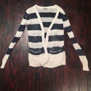 GAP blue and white sweater.